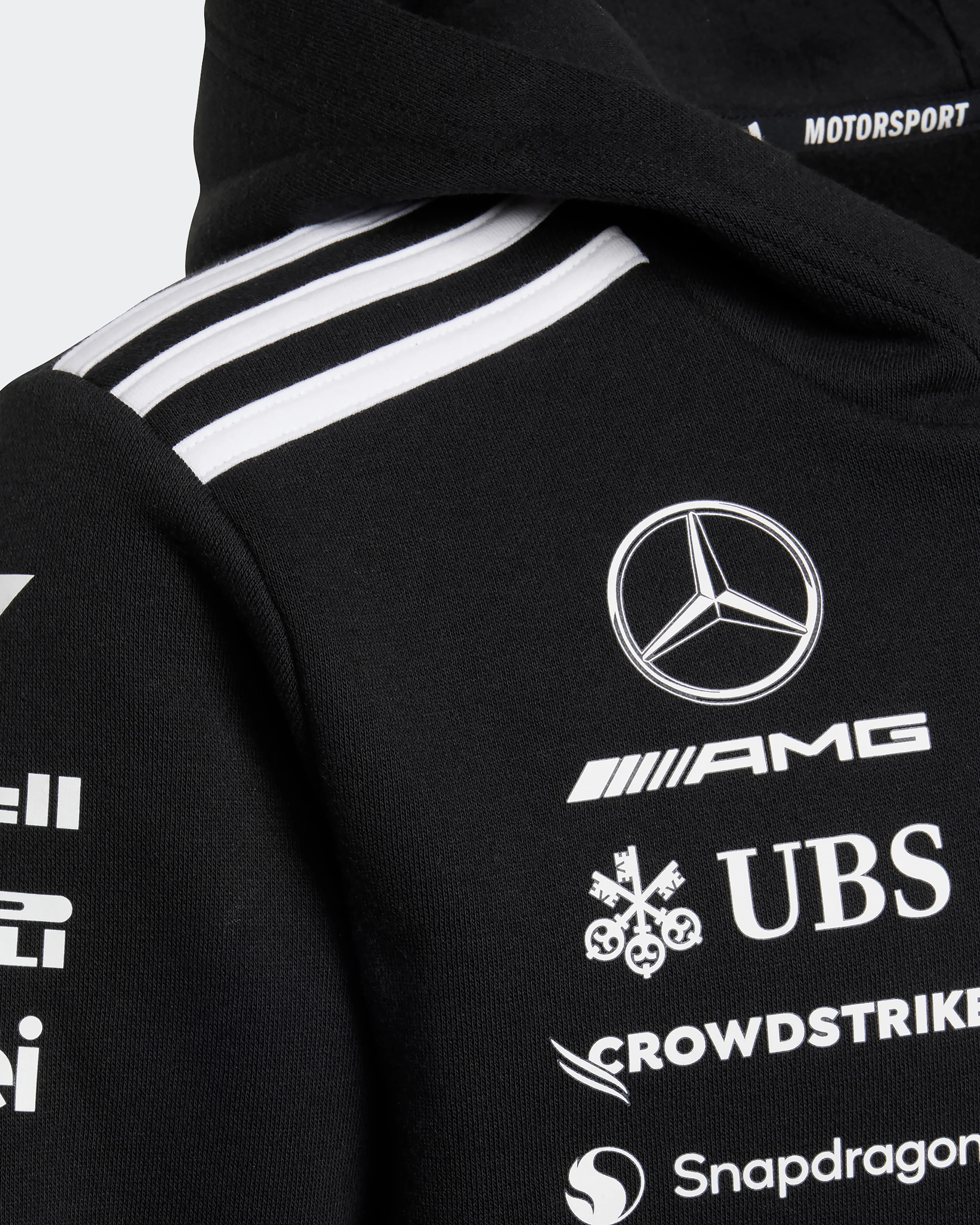 Kids 2025 Team Hoody Black - Image 3