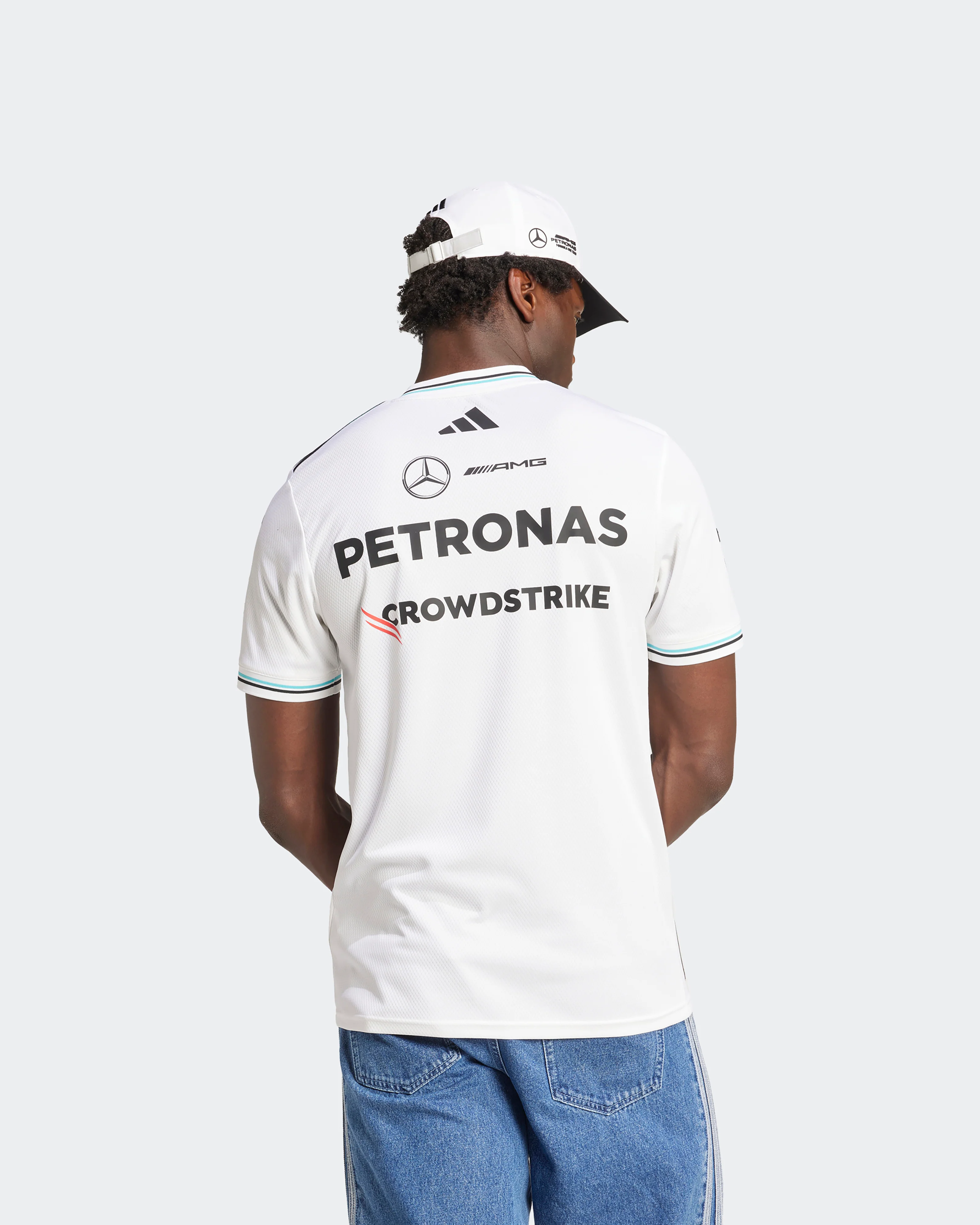 Mens 2025 Authentic Driver Tee White - Image 6
