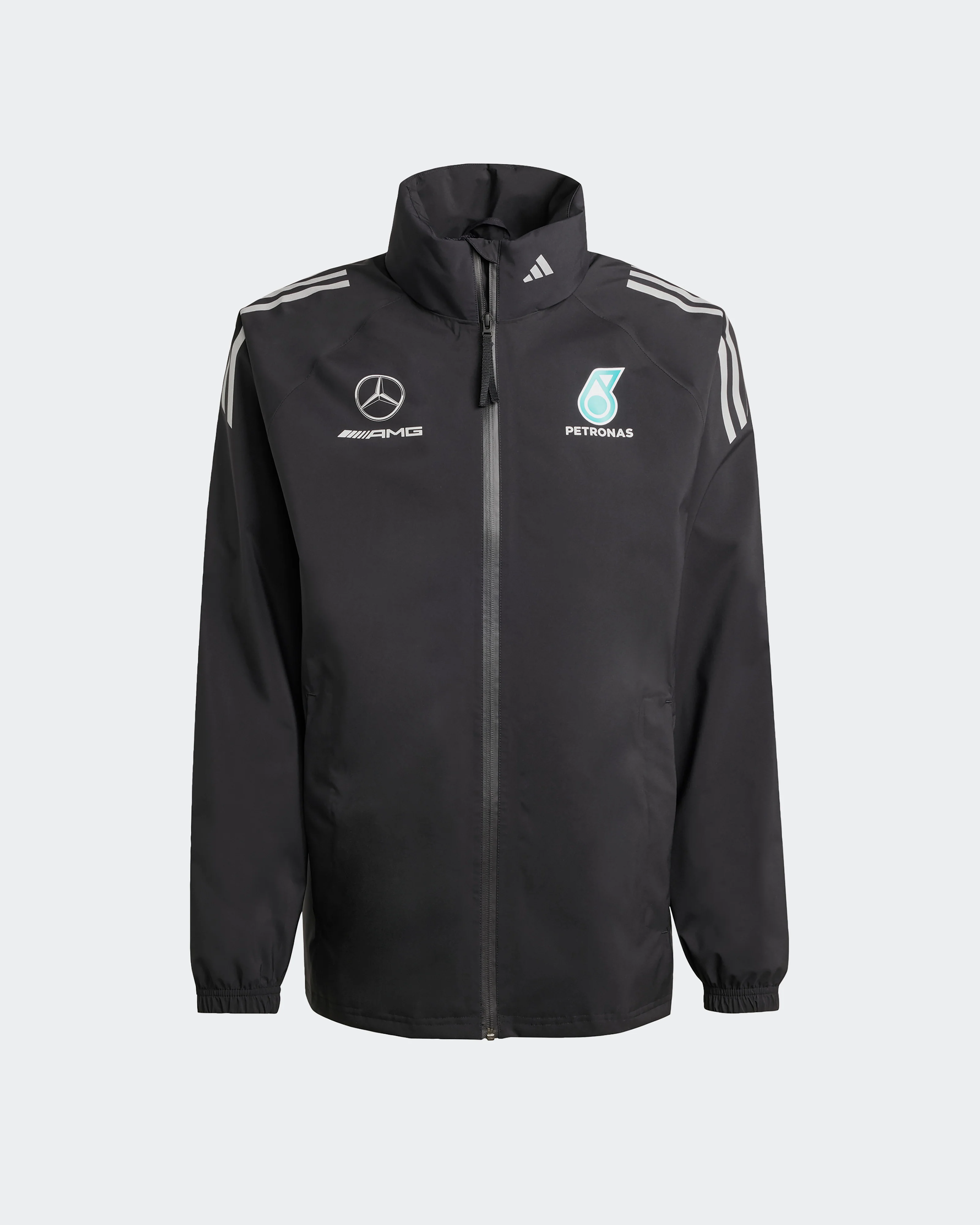 Mens 2025 Mechanics Rain Jacket Black - Image 6
