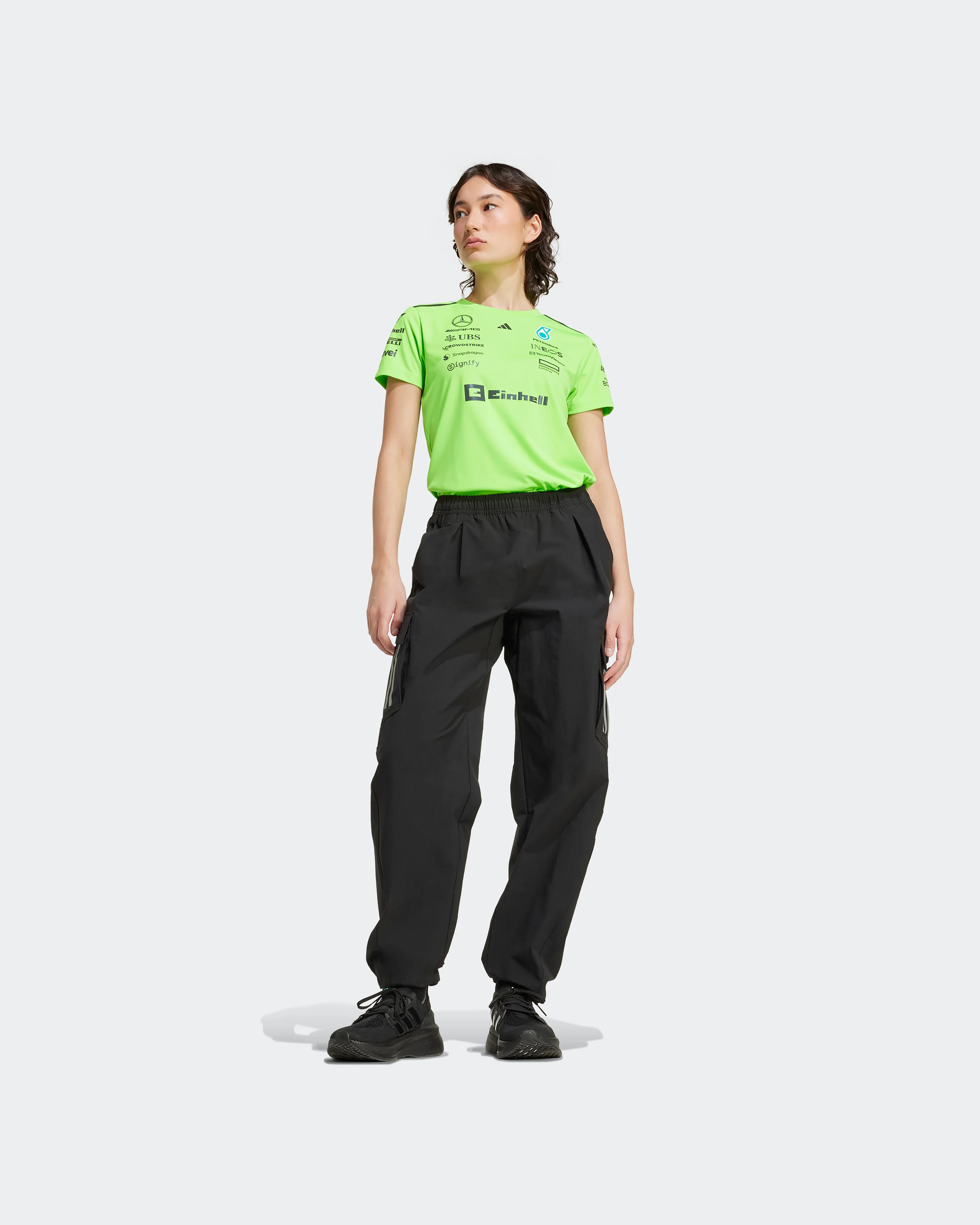 Womens 2025 Team Set Up Tee Green - Image 3