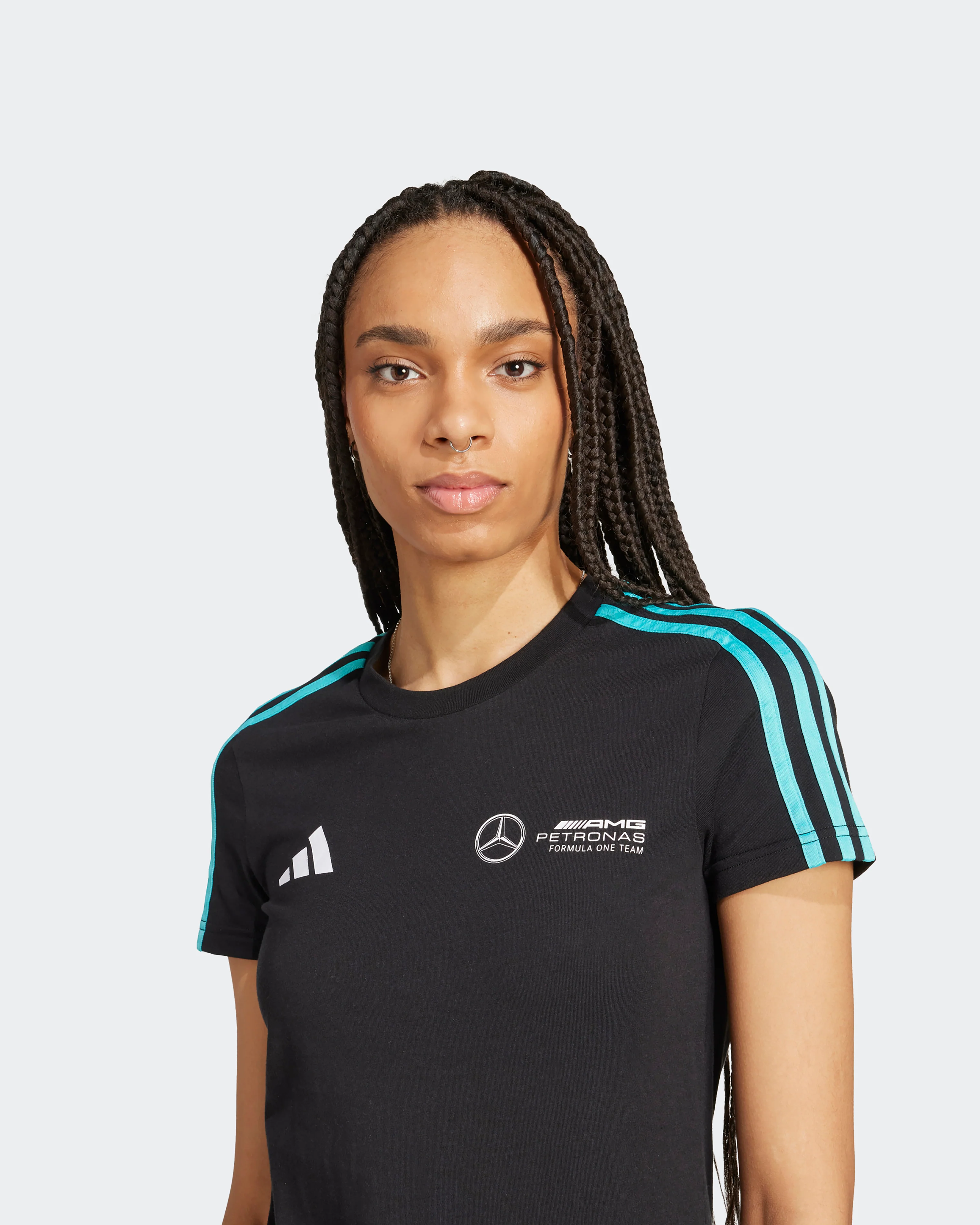 Womens DNA T-Shirt Black - Image 4
